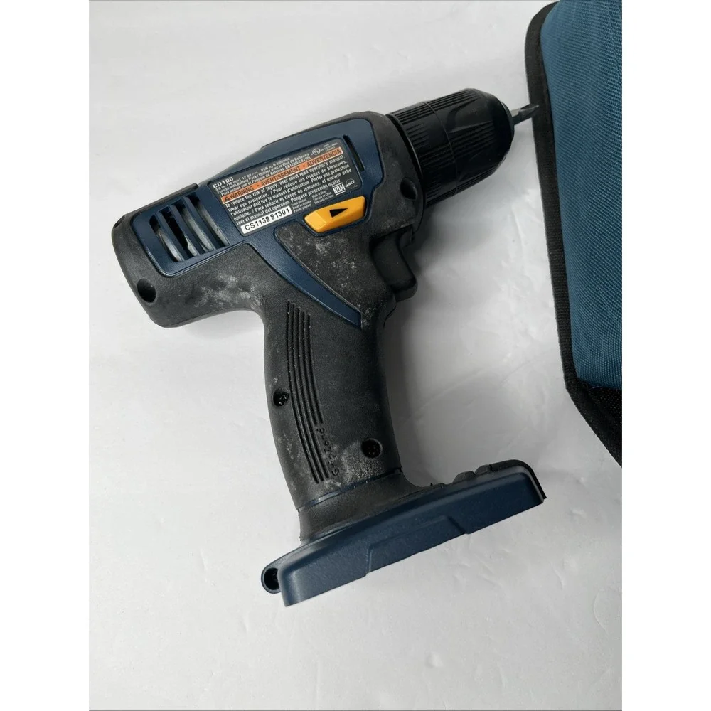 Ryobi 12V Cordless Drill CD100 w/ 2 OEM Batteries, Charger, Case